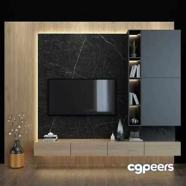 3ds Max Free – TV shelf 27