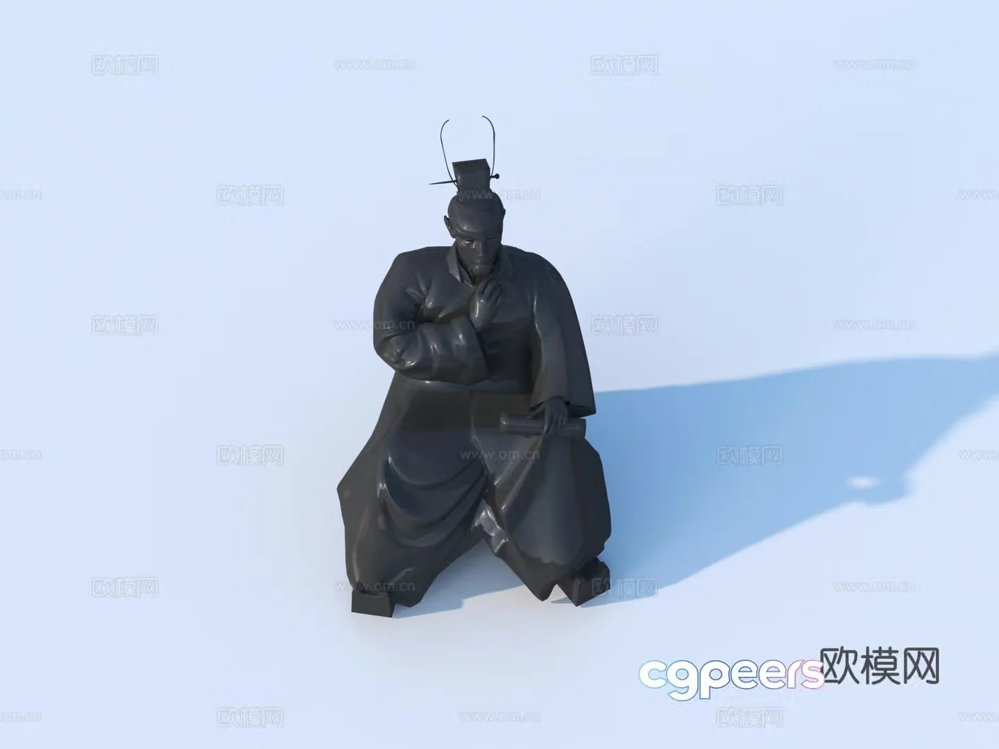 Statue Celebrity Sculpture 3d Model