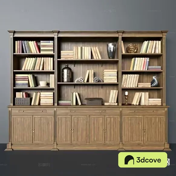 Wooden Bookcase
