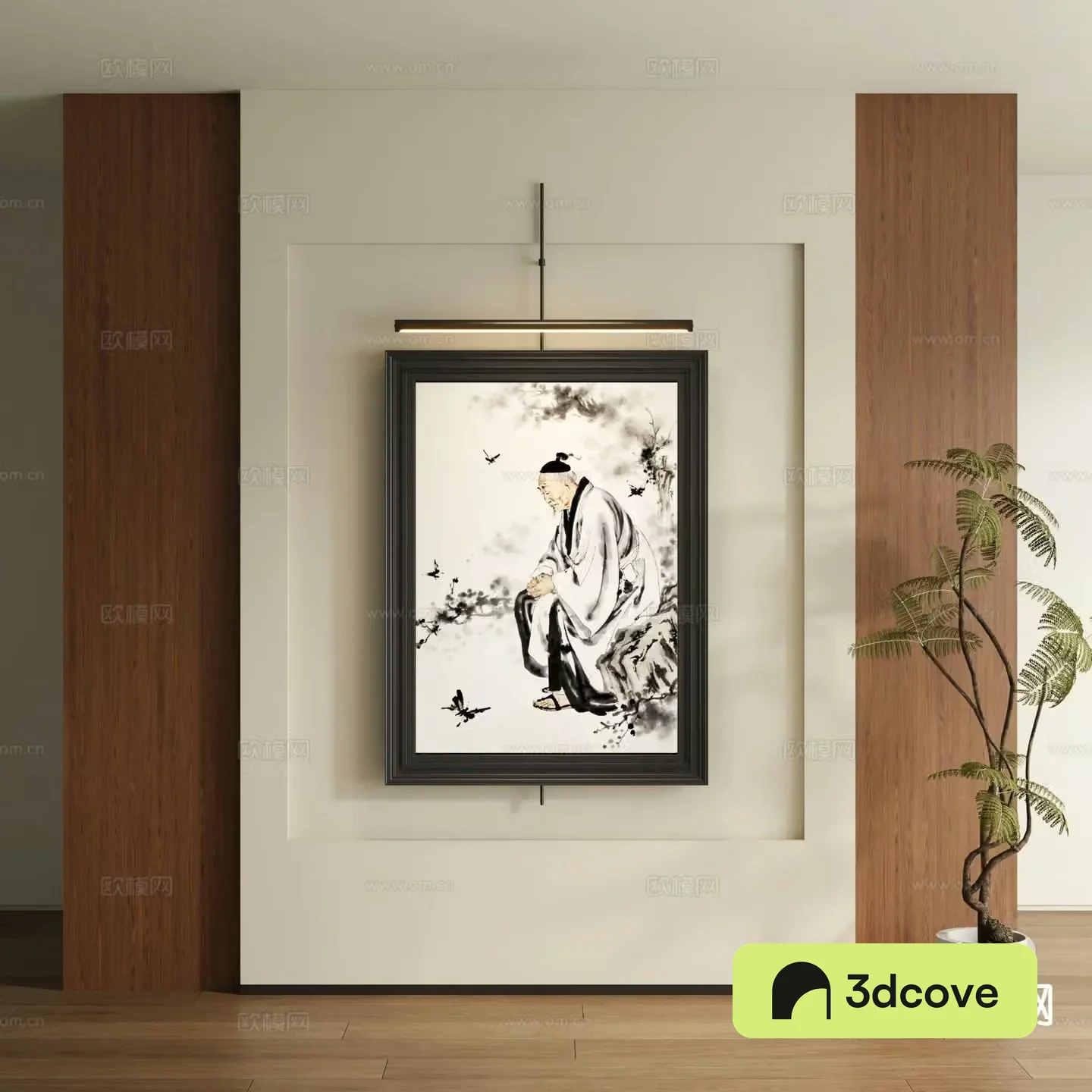 New Chinese style decorative painting figure painting hanging painting