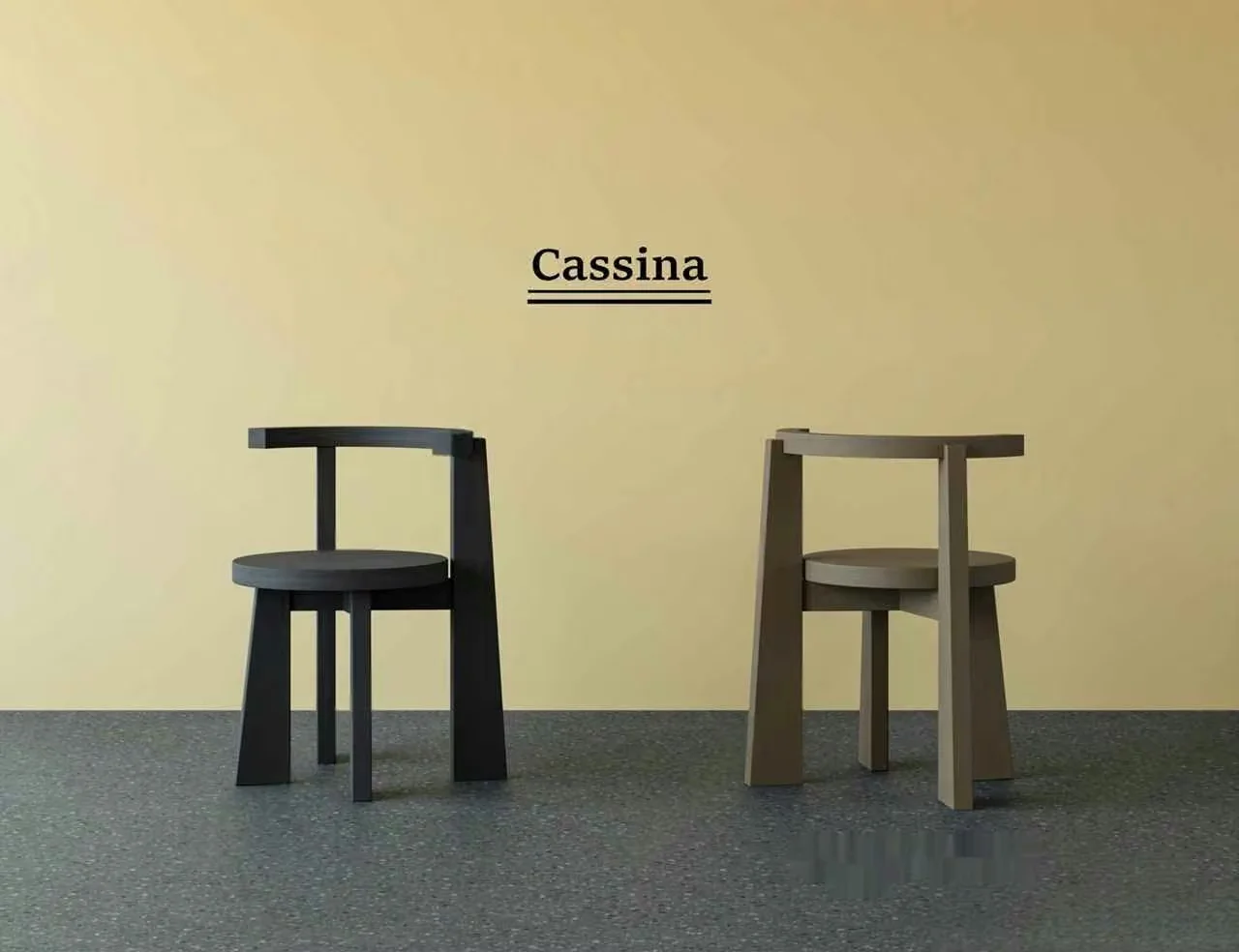 Modern Wooden Chairs 3D Model – 7727 – VRAY Render
