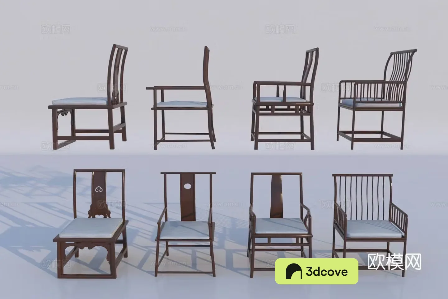 Classical solid wood furniture chair
