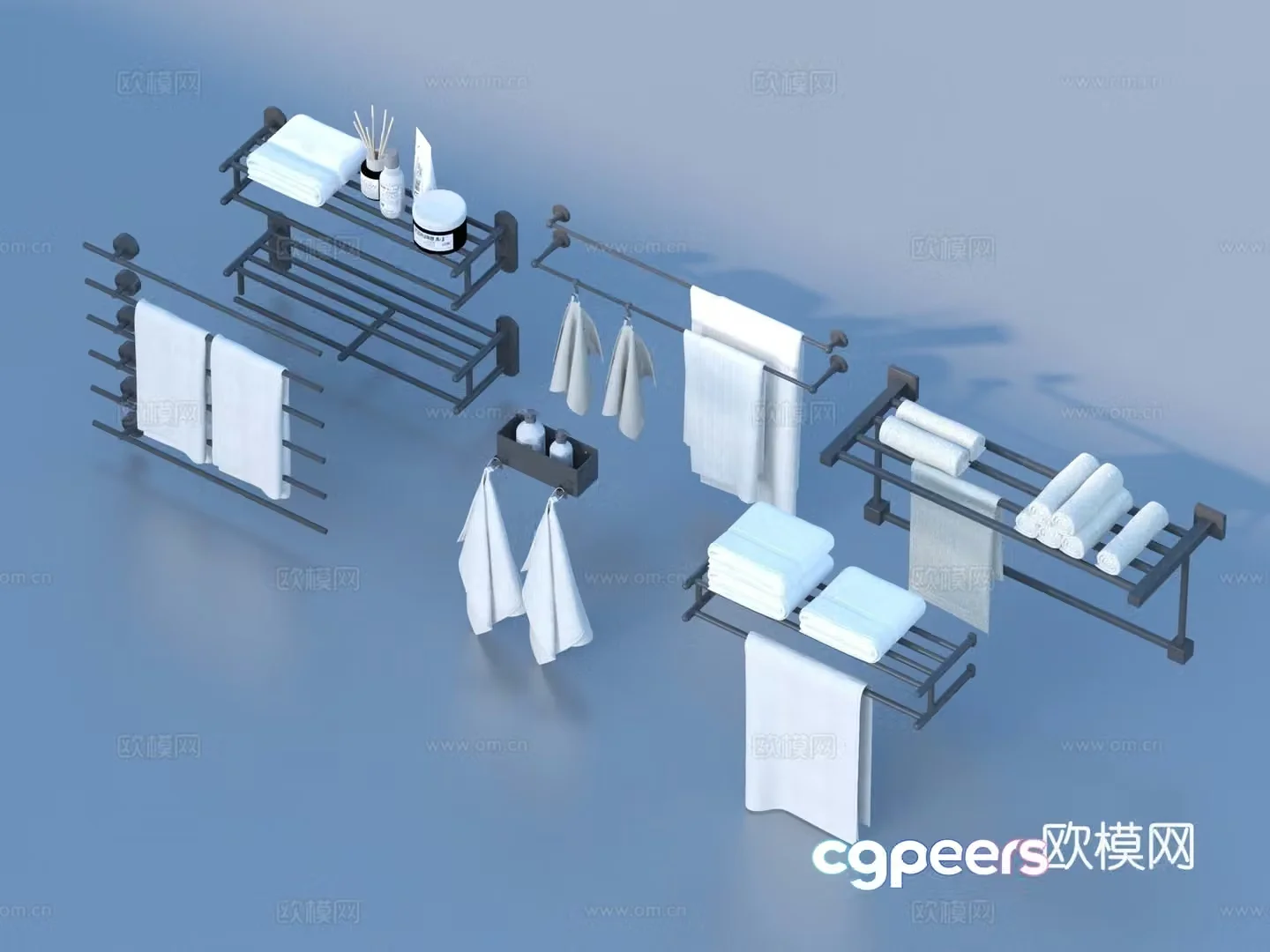 Towel Towel Rack 3D Model