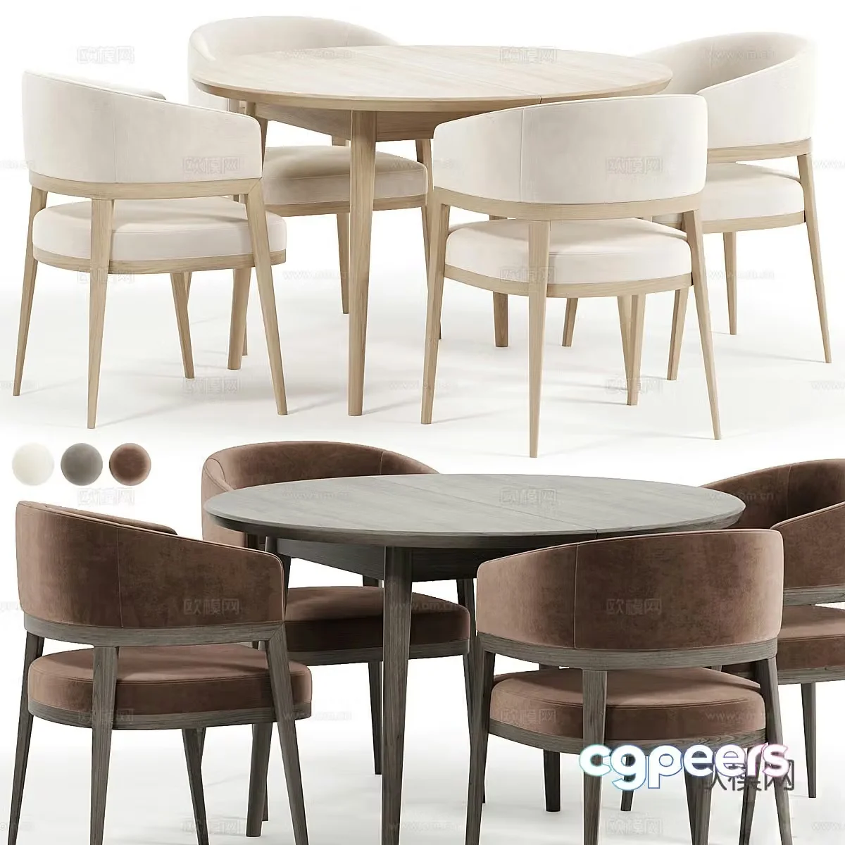 Dining chair 3d model