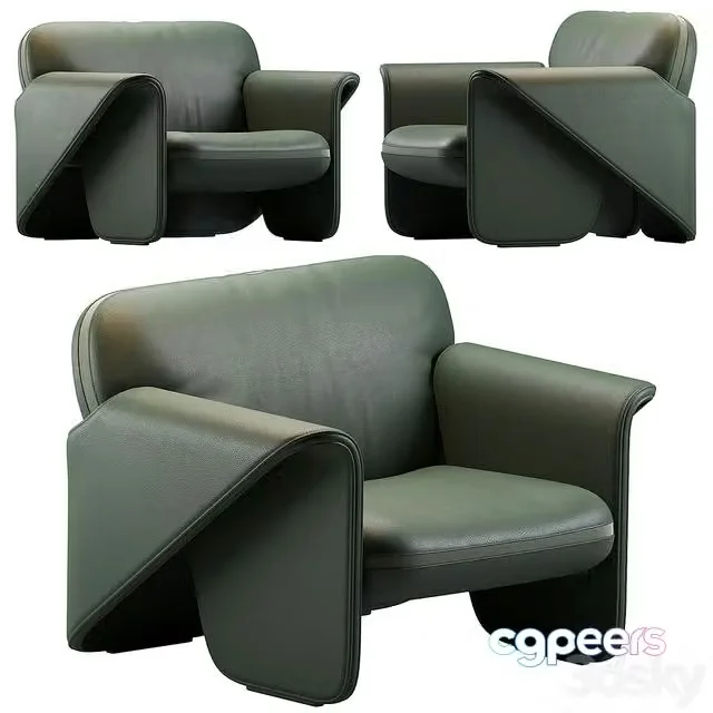 3ds Max Free – DS 125 armchair De Sede
