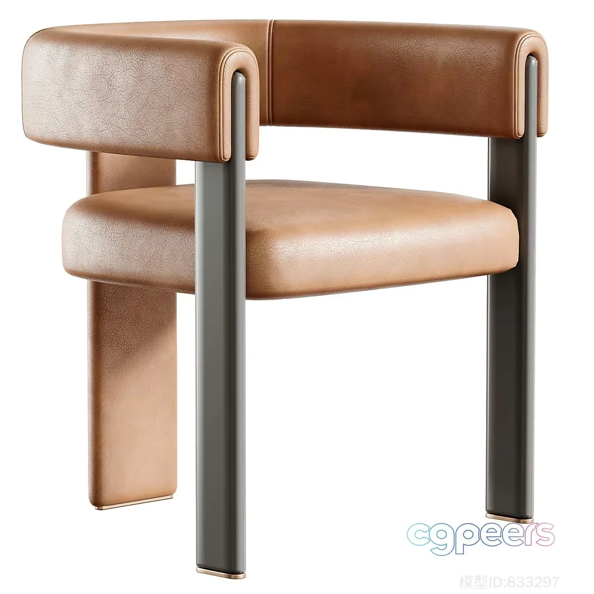 Modern Leather Chair 3D Model – 21600 – VRAY Render