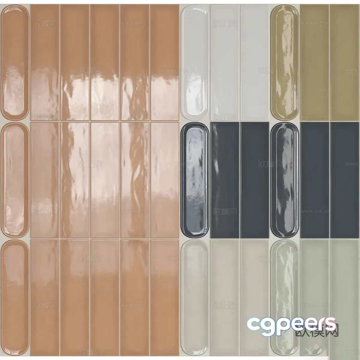 3d model of ceramic tile