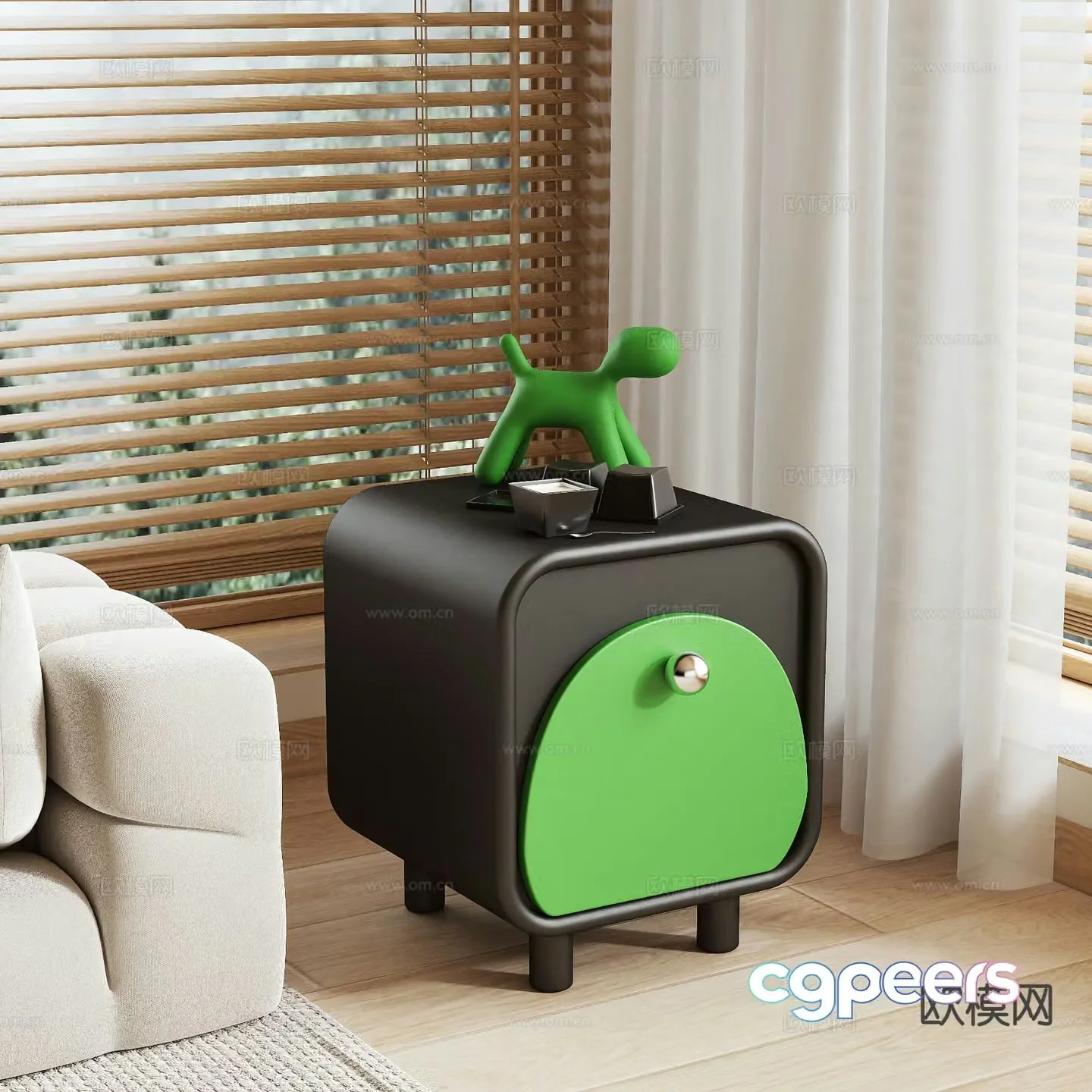 Children’s bedside table 3d model