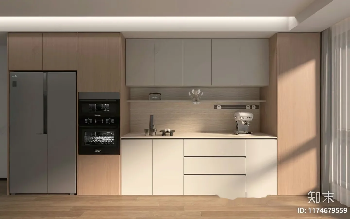 Modern Kitchen 3D Model – 14911 – VRAY Render