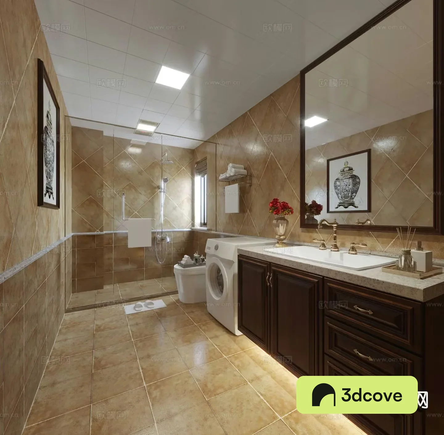 American bathroom