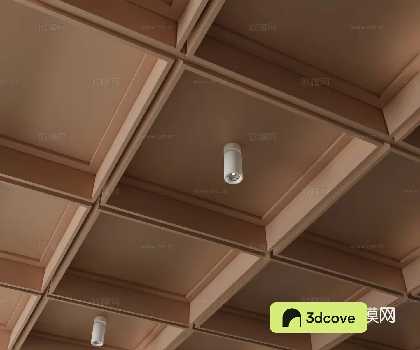 Modern geometric ceiling tooling ceiling square ceiling