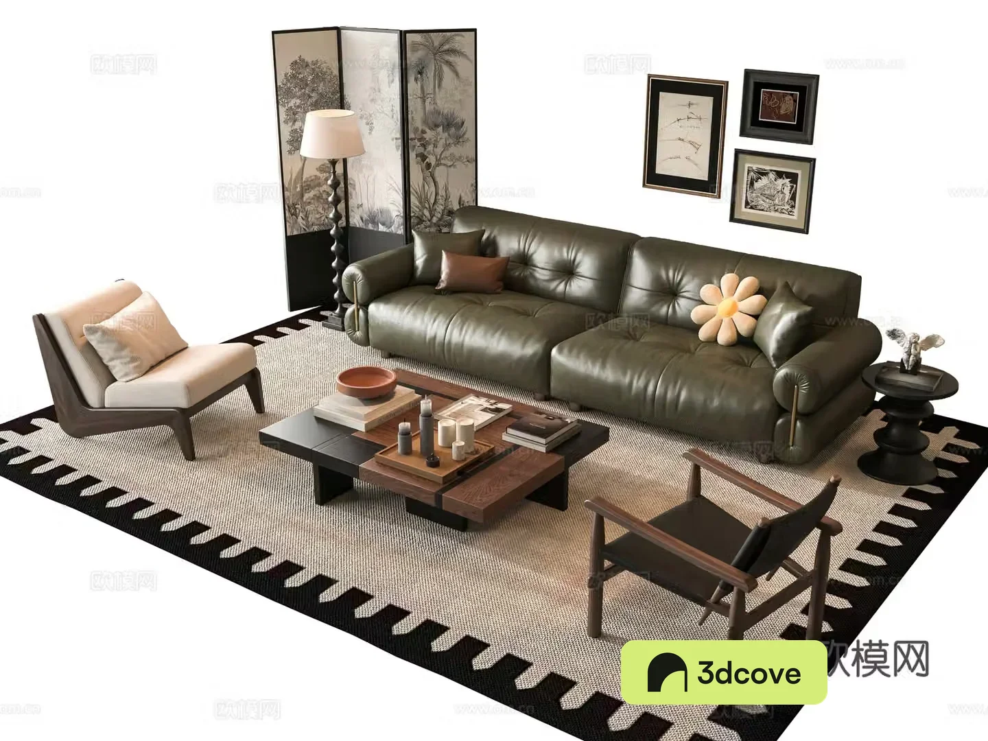 French sofa combination