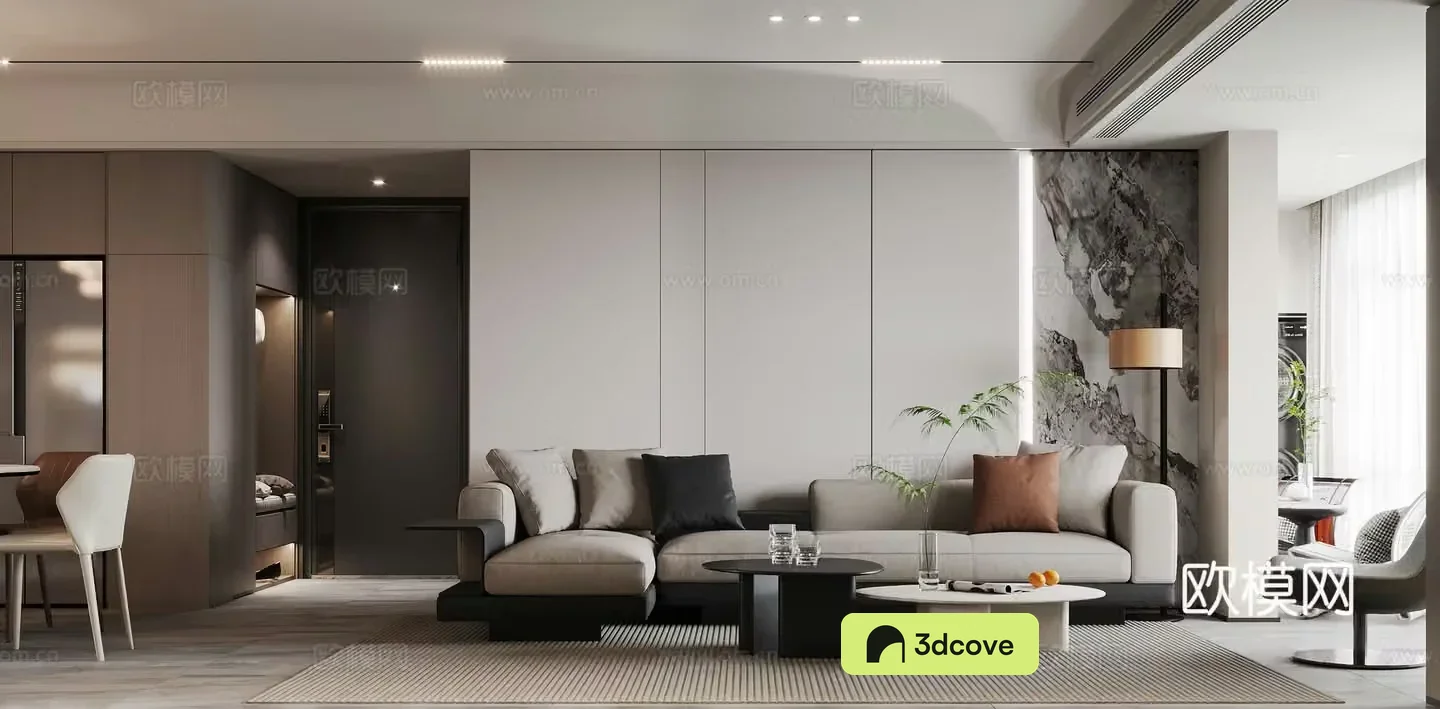 Modern living and dining room kitchen shoe cabinet hall