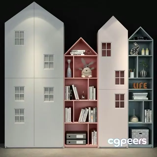 3ds Max Free – Furniture for a children 0138