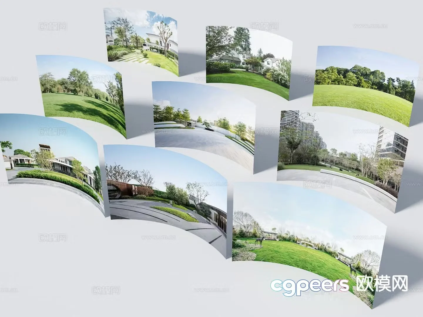 Park exterior woods exterior 3D model