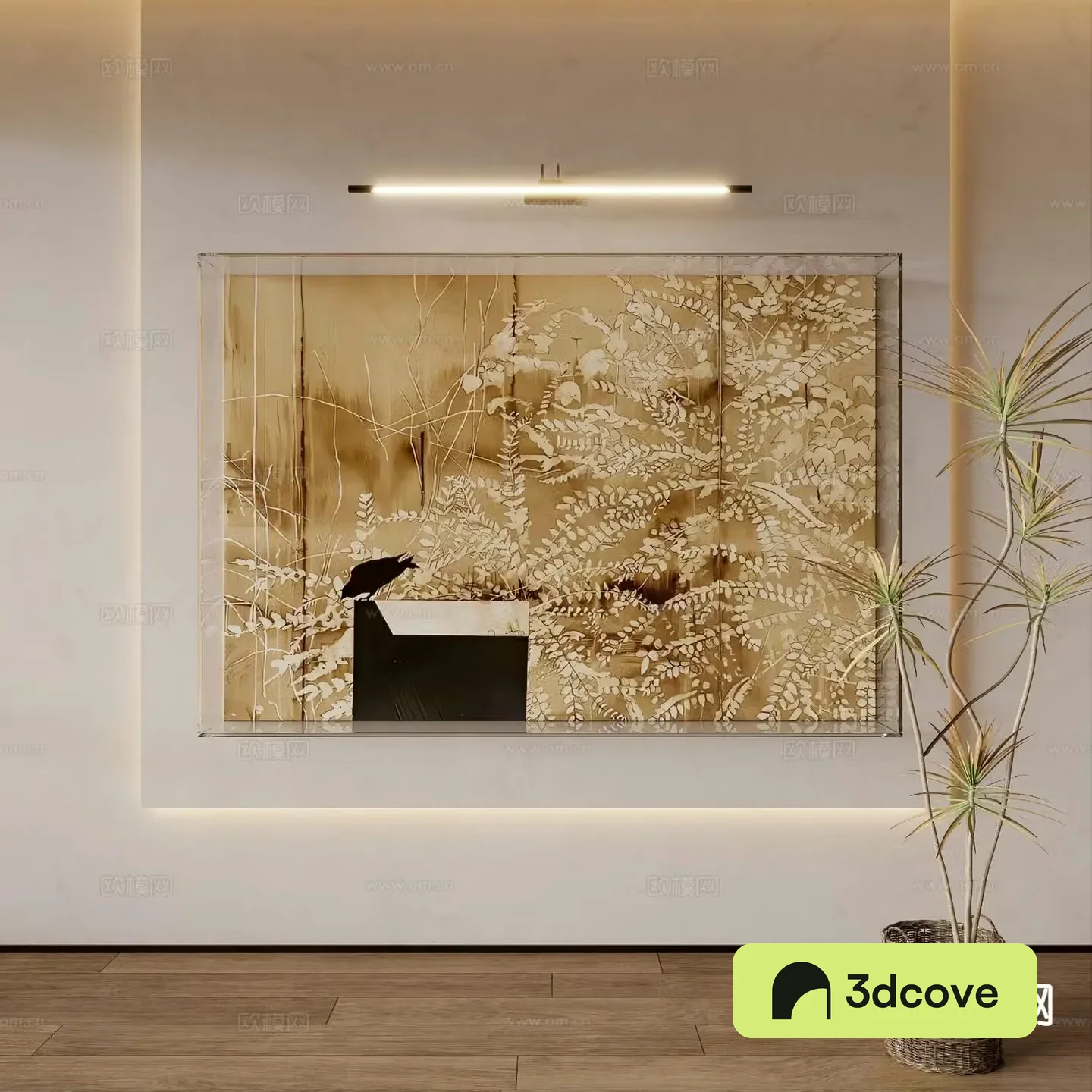 Wabi-sabi painting decorative painting hanging painting