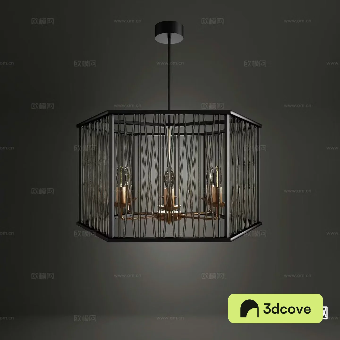 Industrial style chandelier restaurant chandelier
