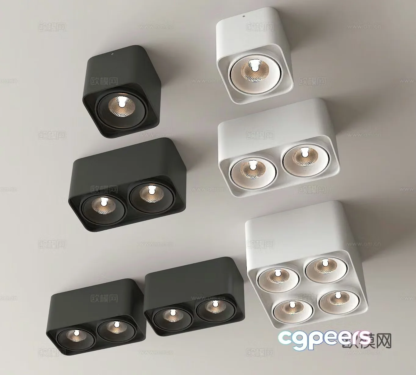 Spotlight downlight 3d model