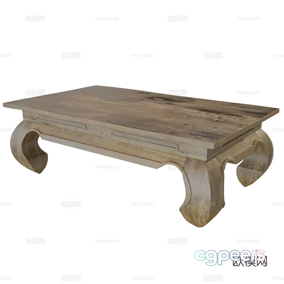 New Chinese style coffee table simple coffee table 3d model
