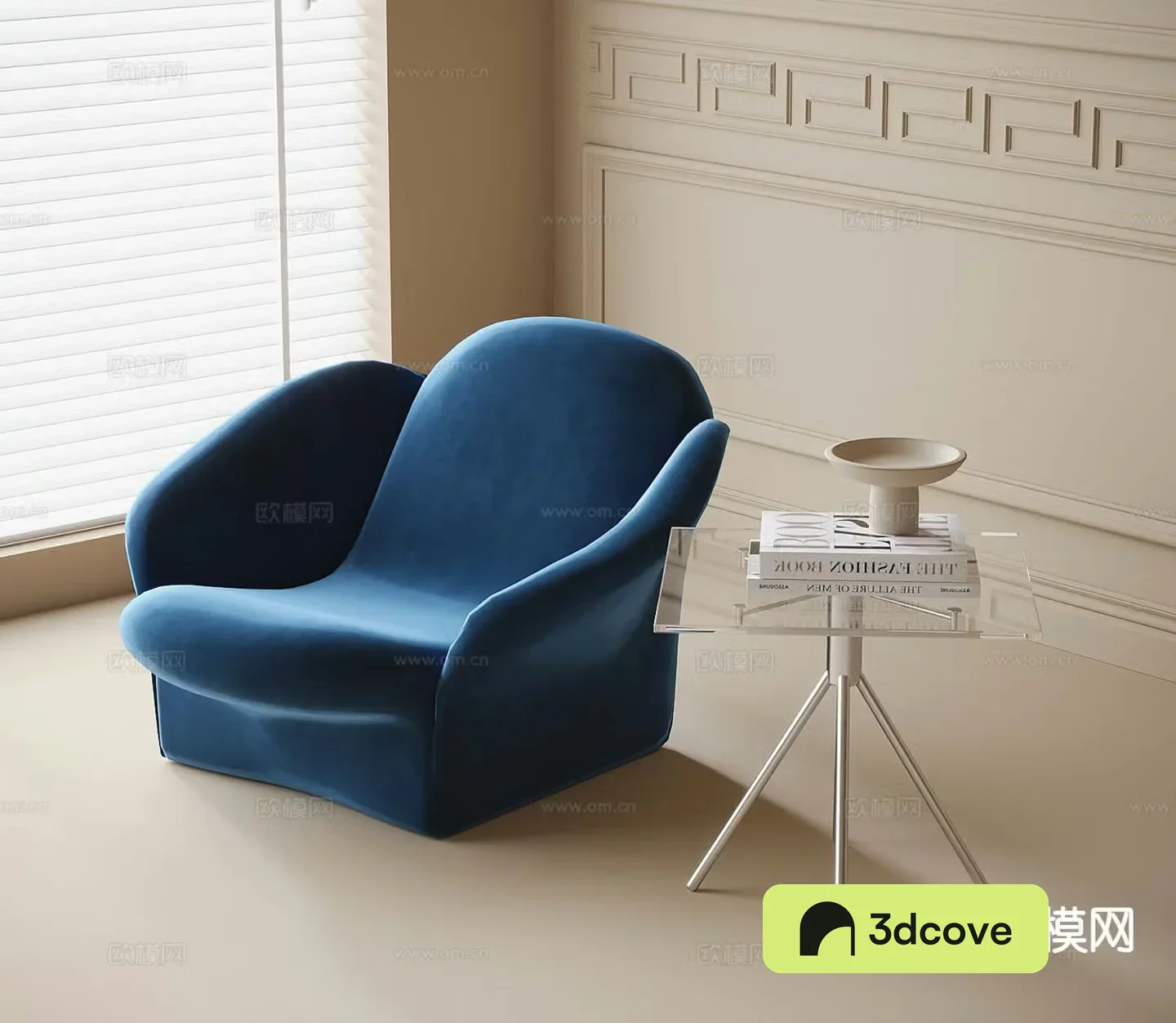 Modern single sofa leisure sofa