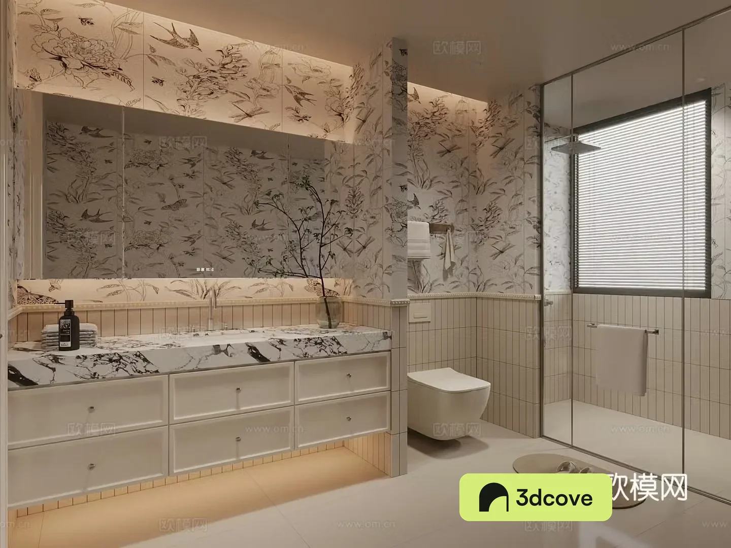 French bathroom cabinet toilet
