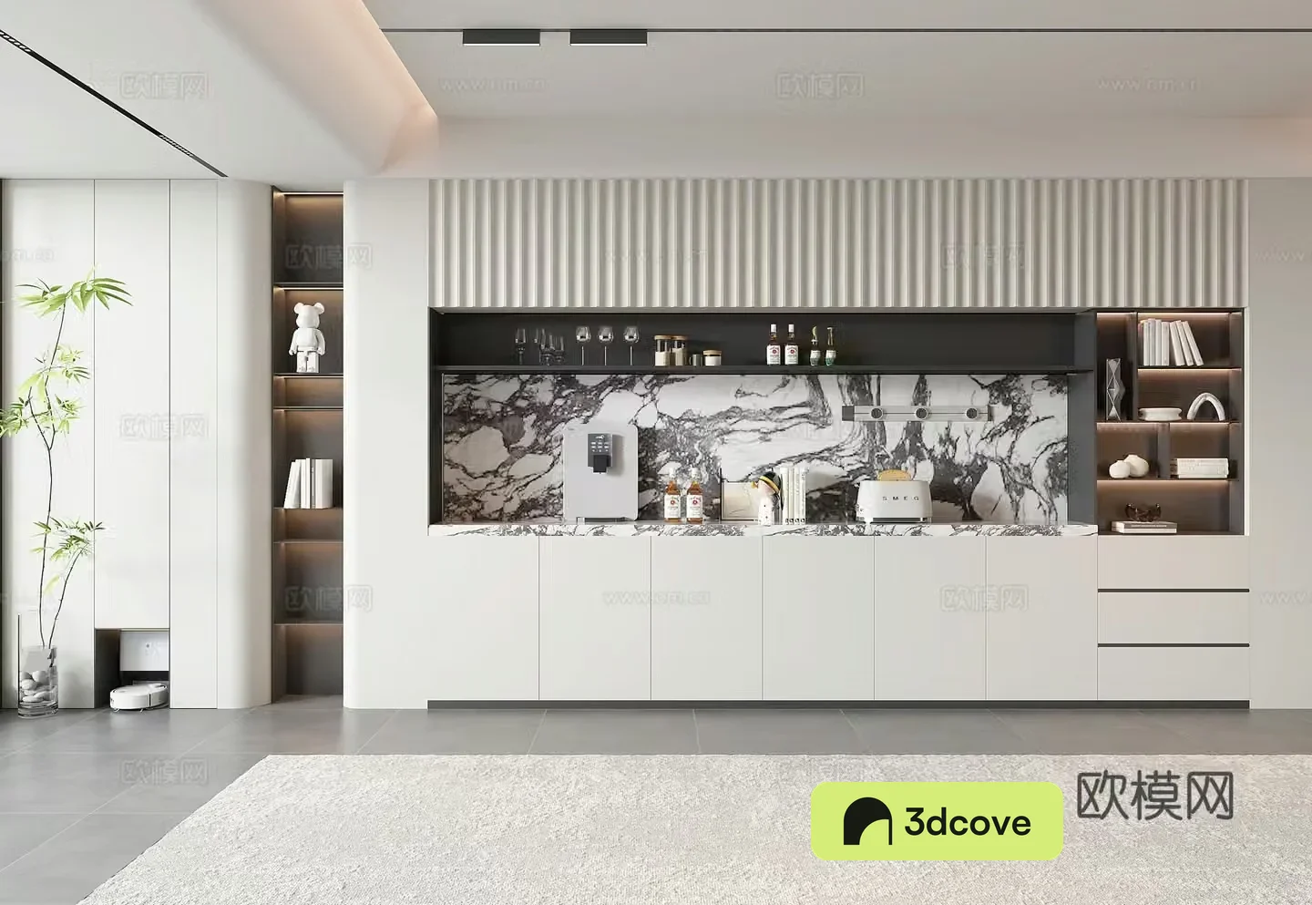 Modern wine cabinet