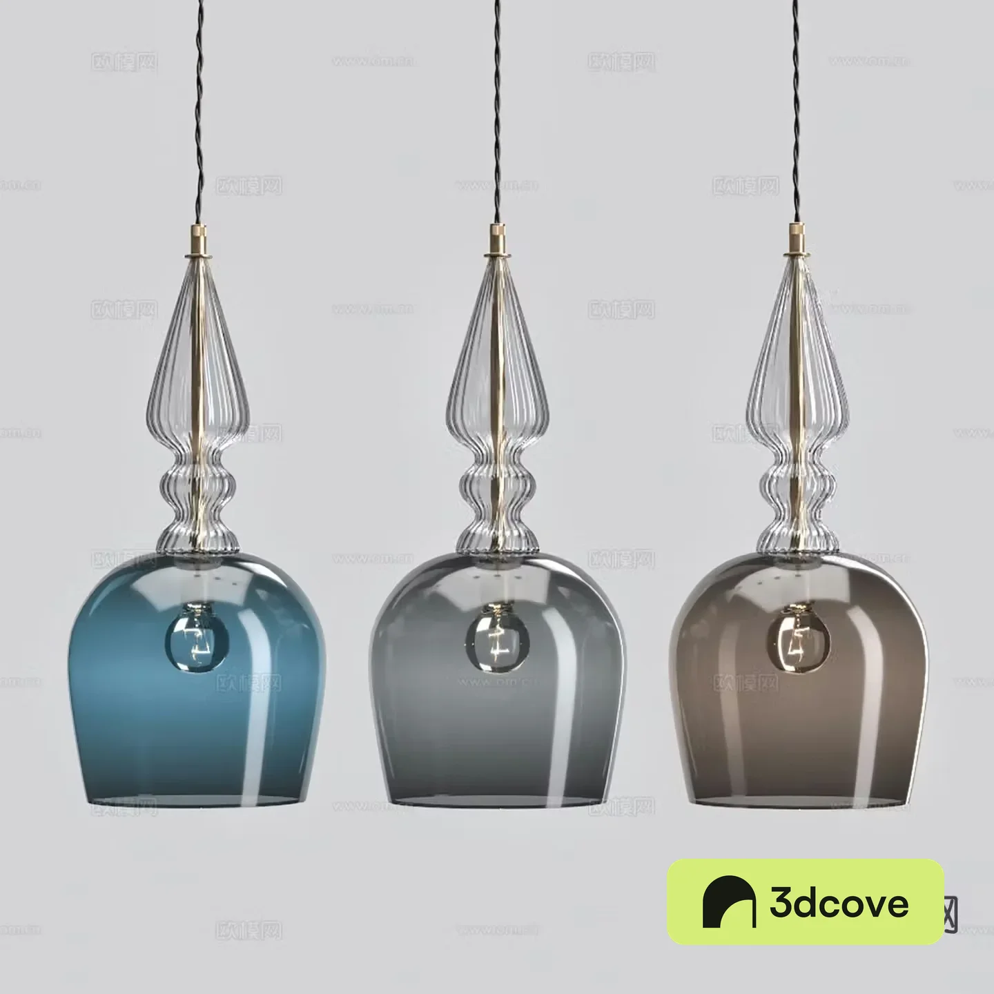Modern interior chandelier glass chandelier