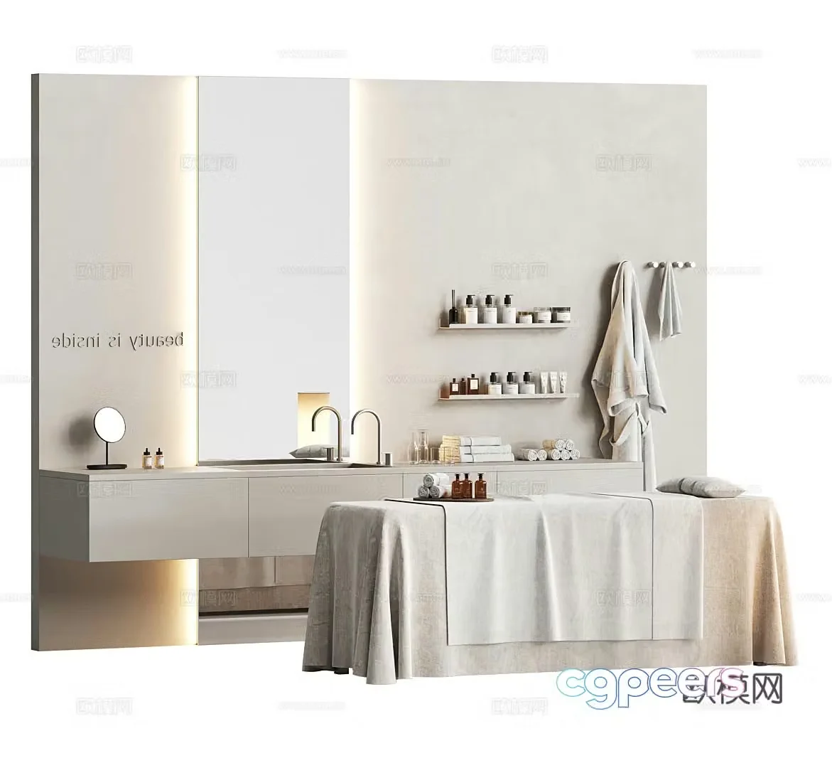 SPA SPA massage parlor Beauty salon Beauty salon Beauty salon Massage chair Massage 3D model for massage