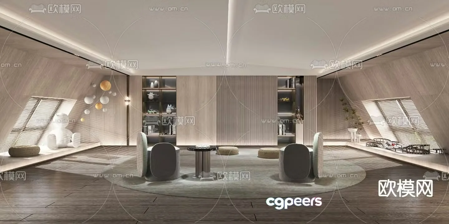 Loft lounge 3d model