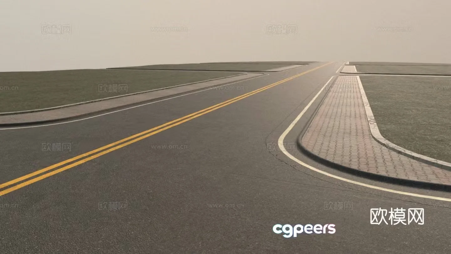 road road 3d model