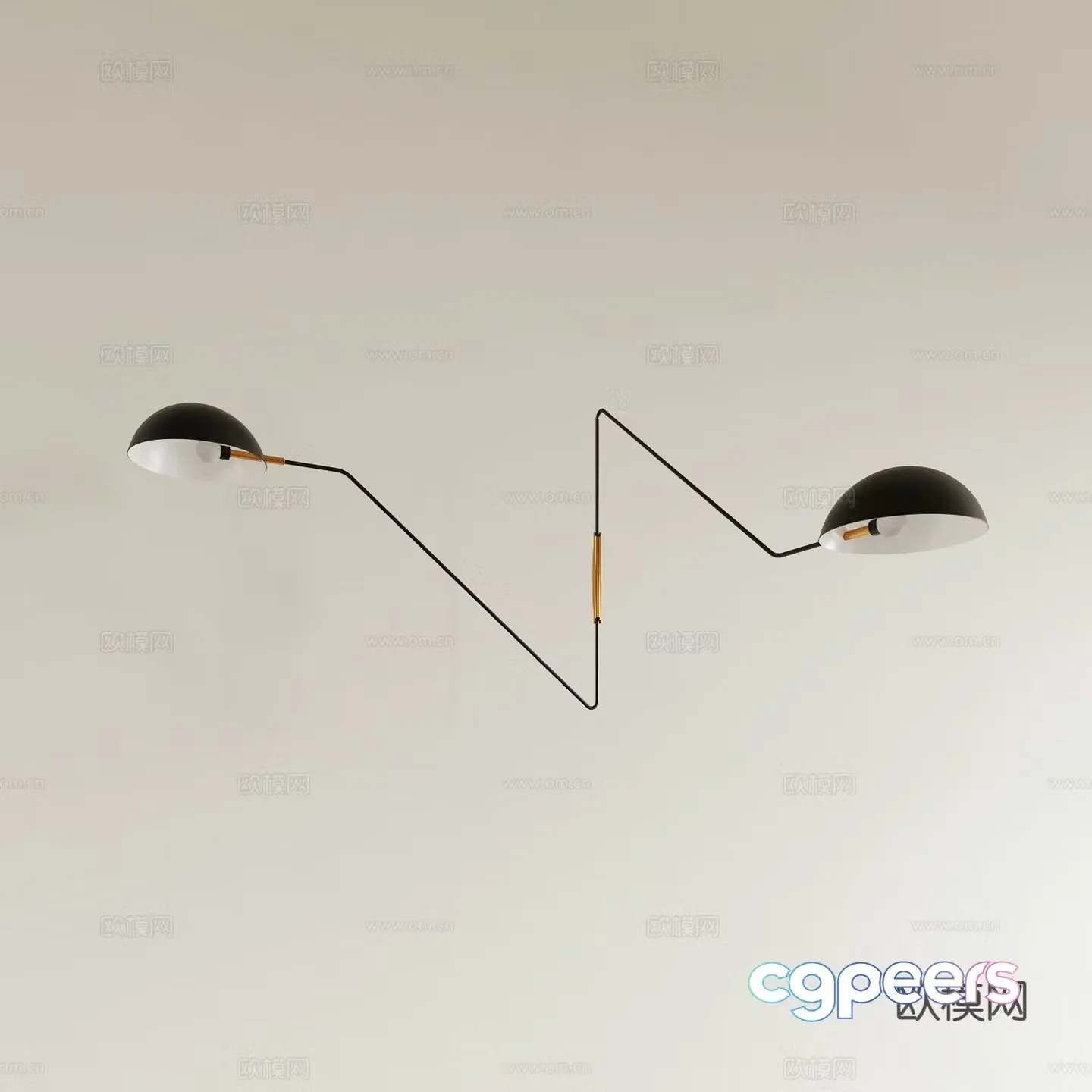 Modern wall lamp bedside lamp night light 3d model