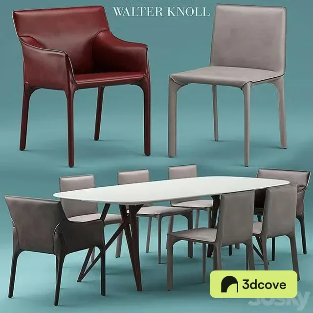 Table and chairs walterknoll Saddle Chair