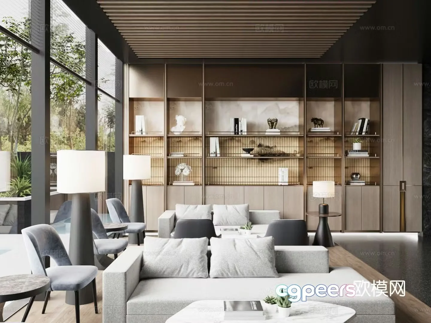 Modern Sales Office Sales Office Negotiation Office 3D Model