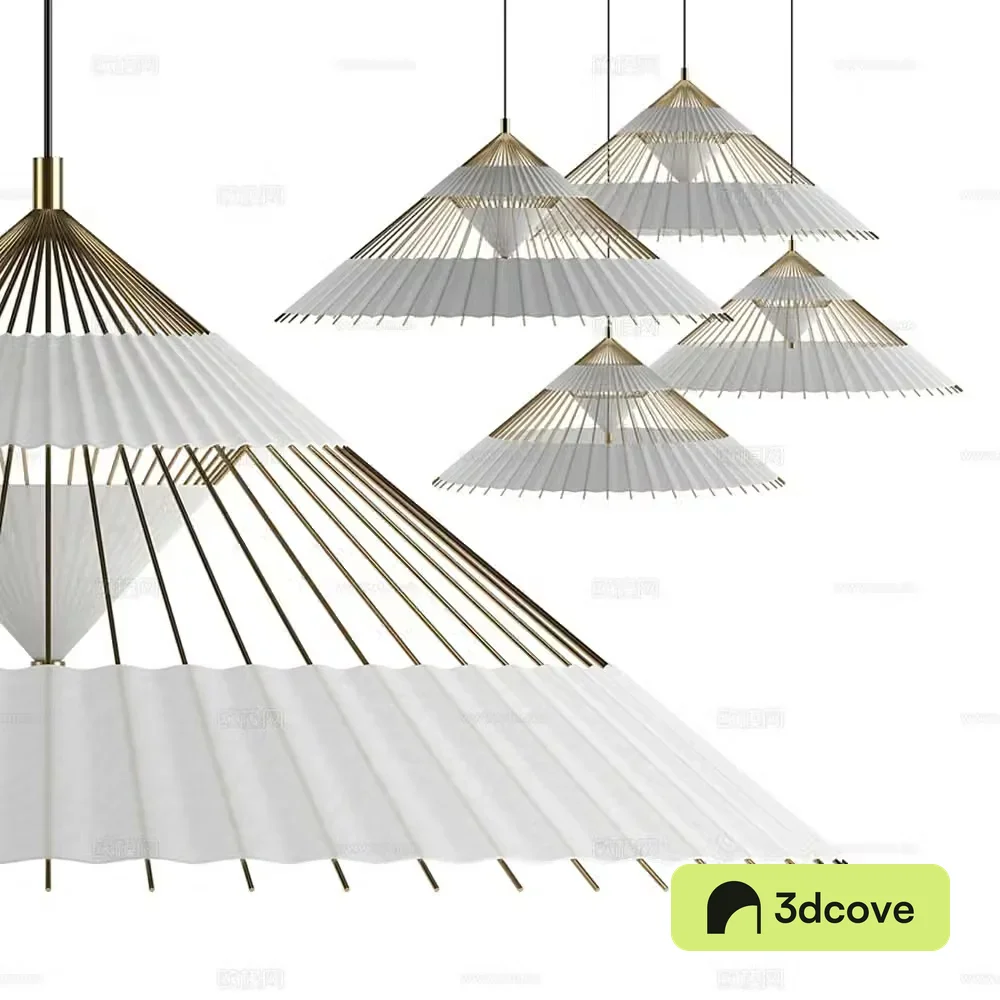 Modern umbrella chandelier