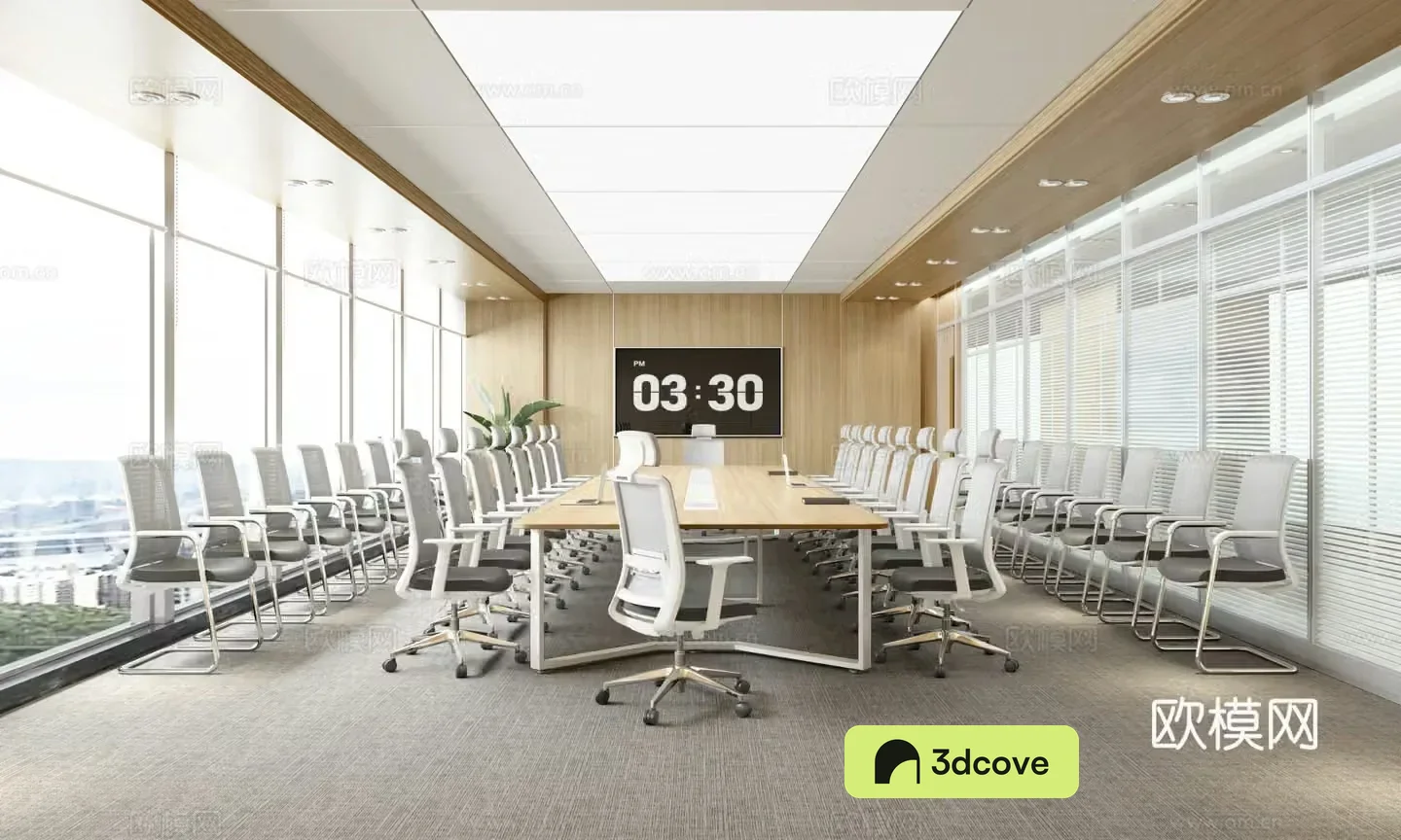 Modern conference room training room
