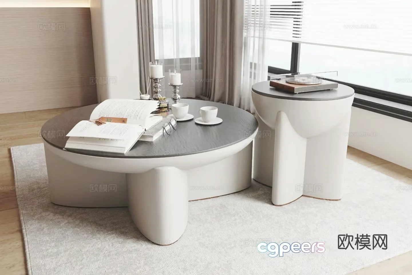 3D model of mother-in-law coffee table
