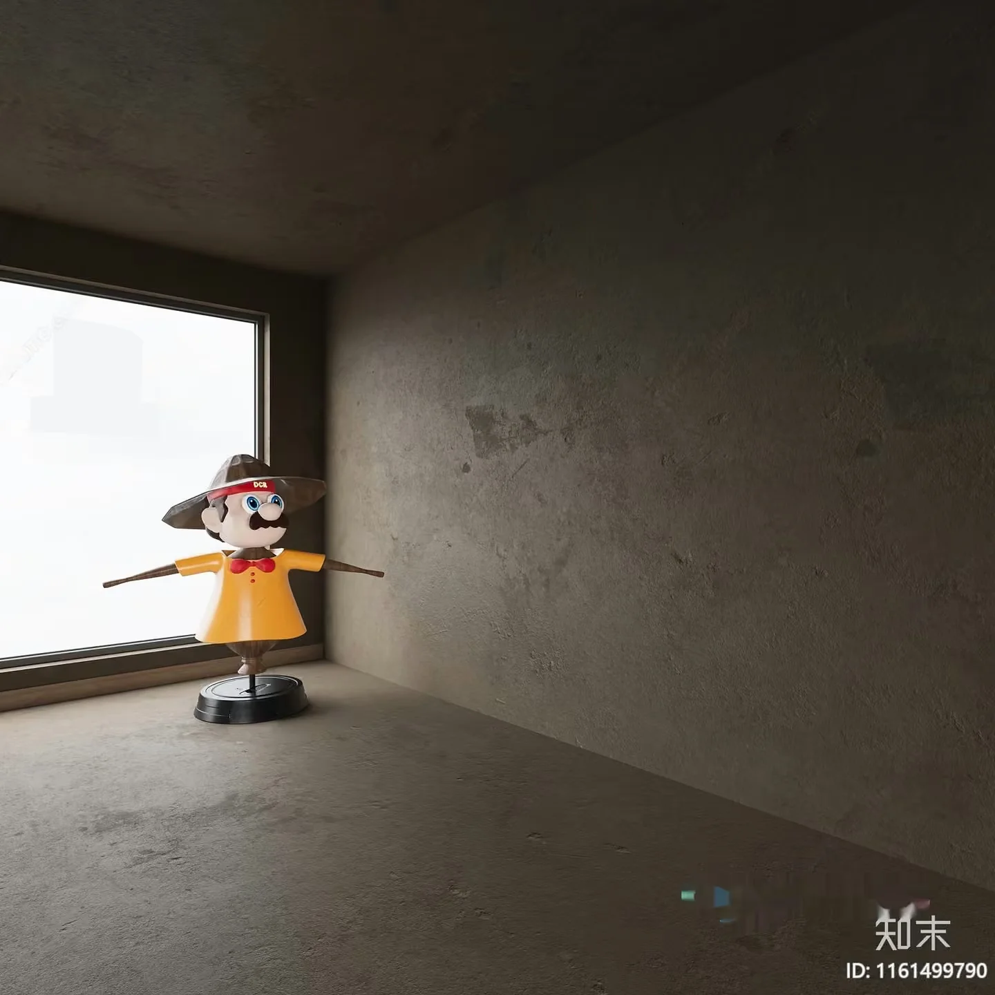 A Cartoon Character In A Yellow Shirt 3D Model – 15200 – VRAY Render