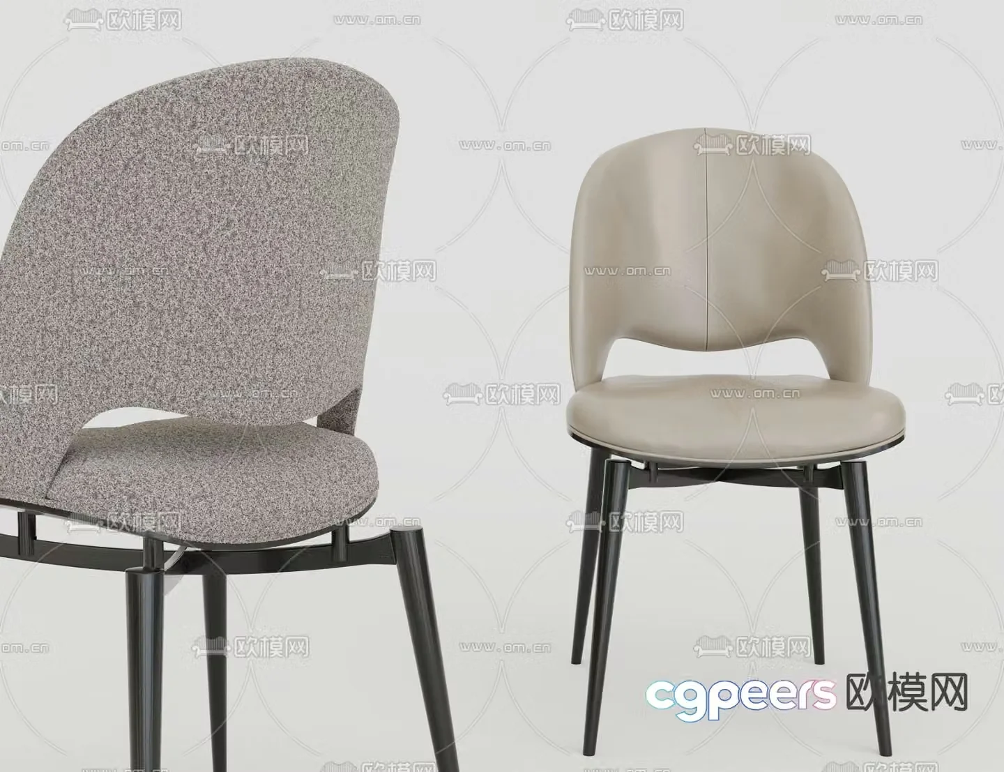 Modern chair Dining chair 3d model