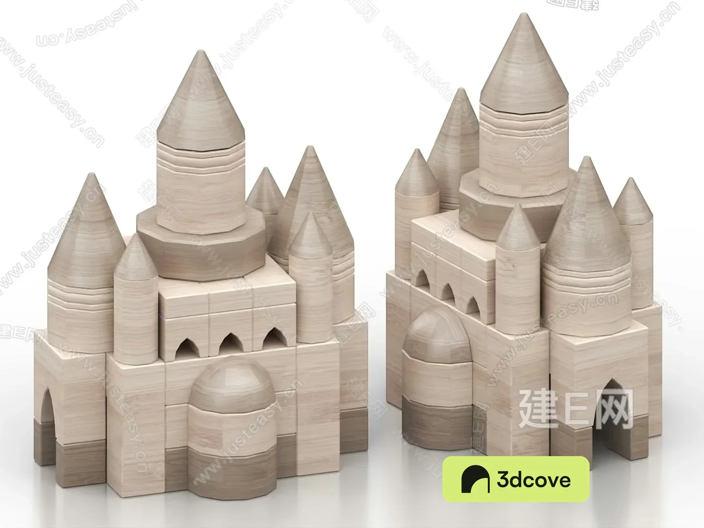 Wooden Castle Blocks
