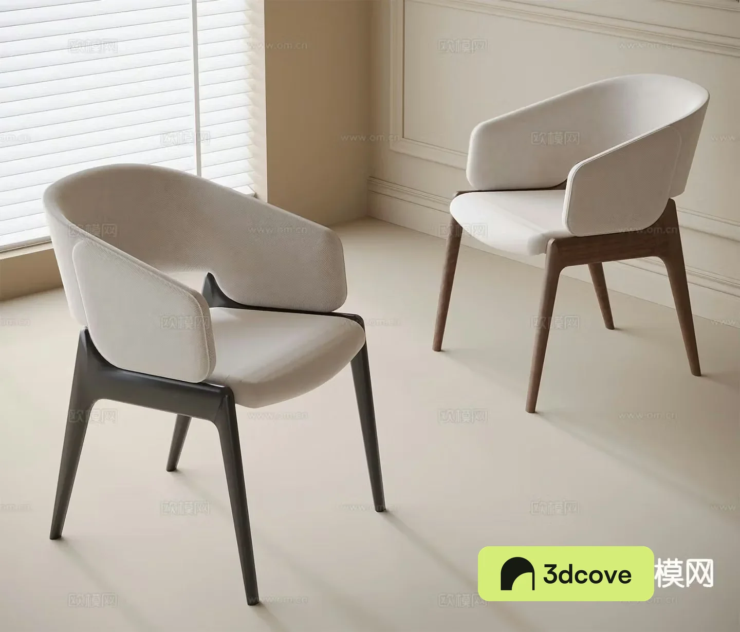 Modern dining chair single chair