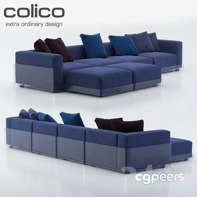 3ds Max Free – Asami Sofa by Colico
