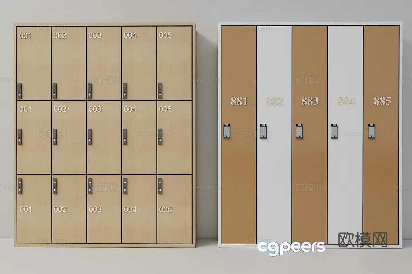 locker locker 3d model