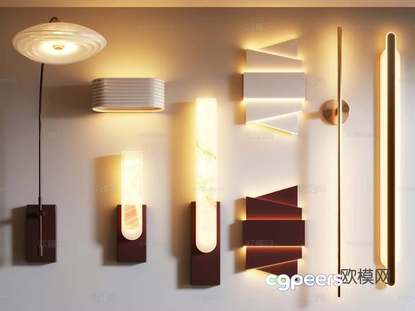 Modern wall lamp Art wall lamp 3d model
