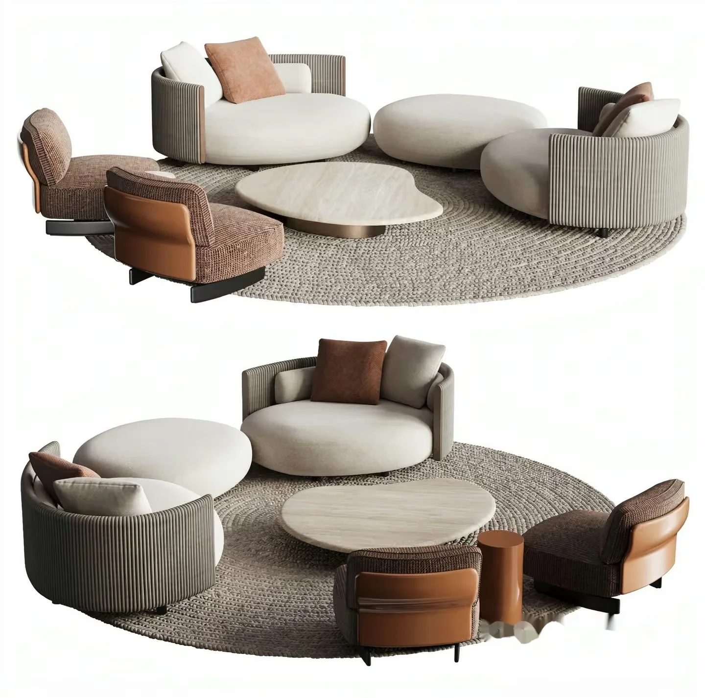 Modern Living Room 3D Model – 22399 – VRAY Render