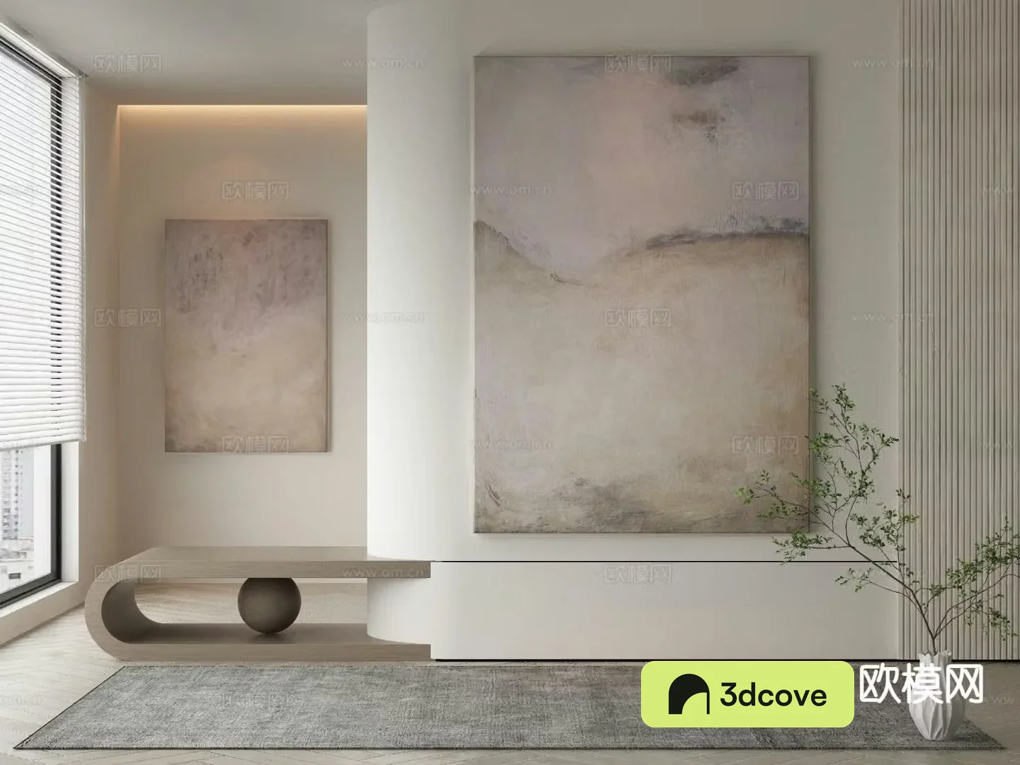 Modern decorative painting texture painting abstract painting