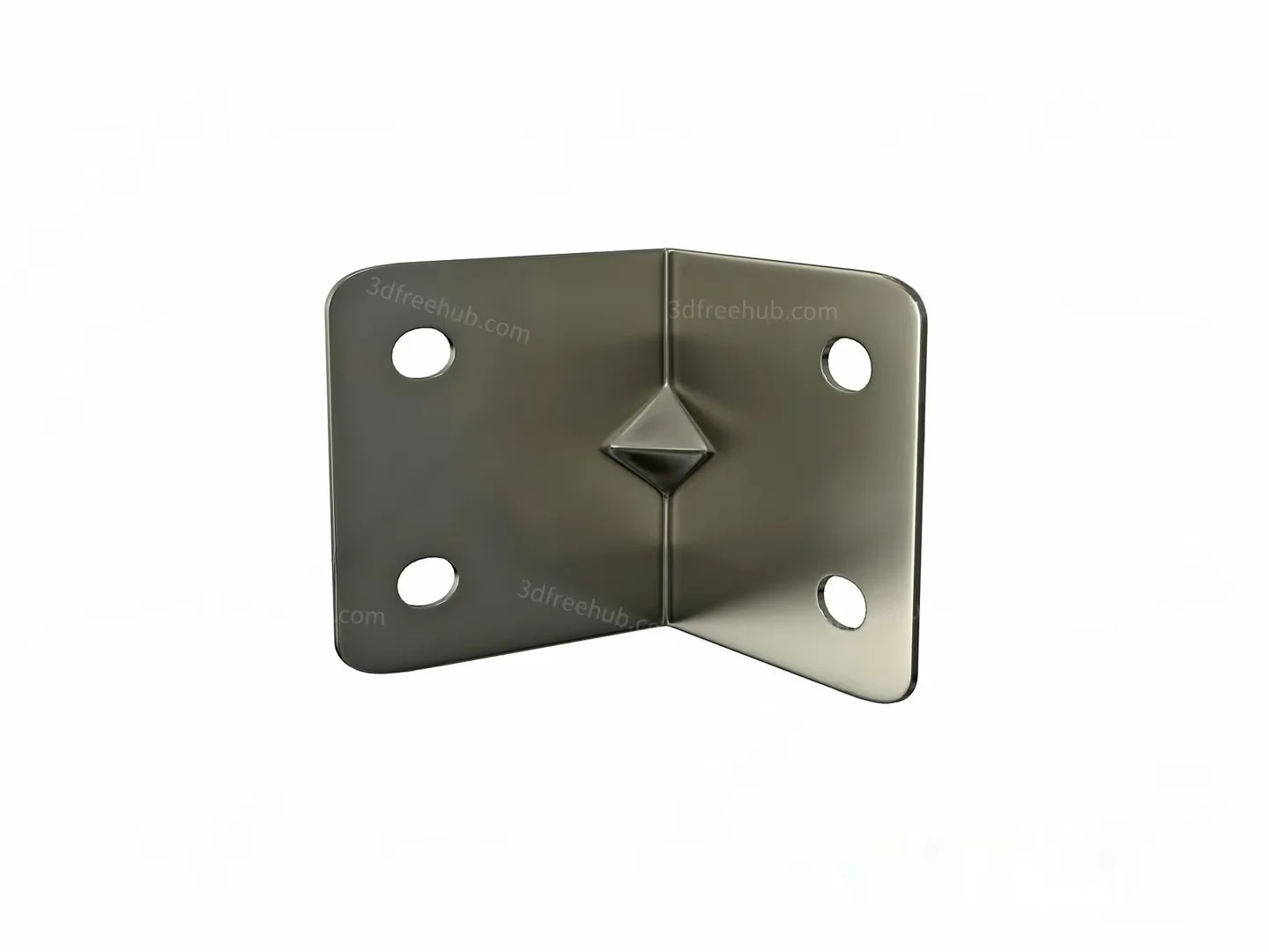 A Metal Bracket 3D Model – 6214 – VRAY Render