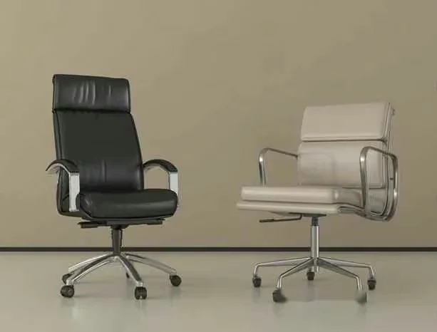 Two Office Chairs 3D Model – 12121 – VRAY Render