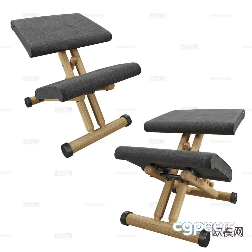 Varier office chair posture correction chair spine protection chair 3d model