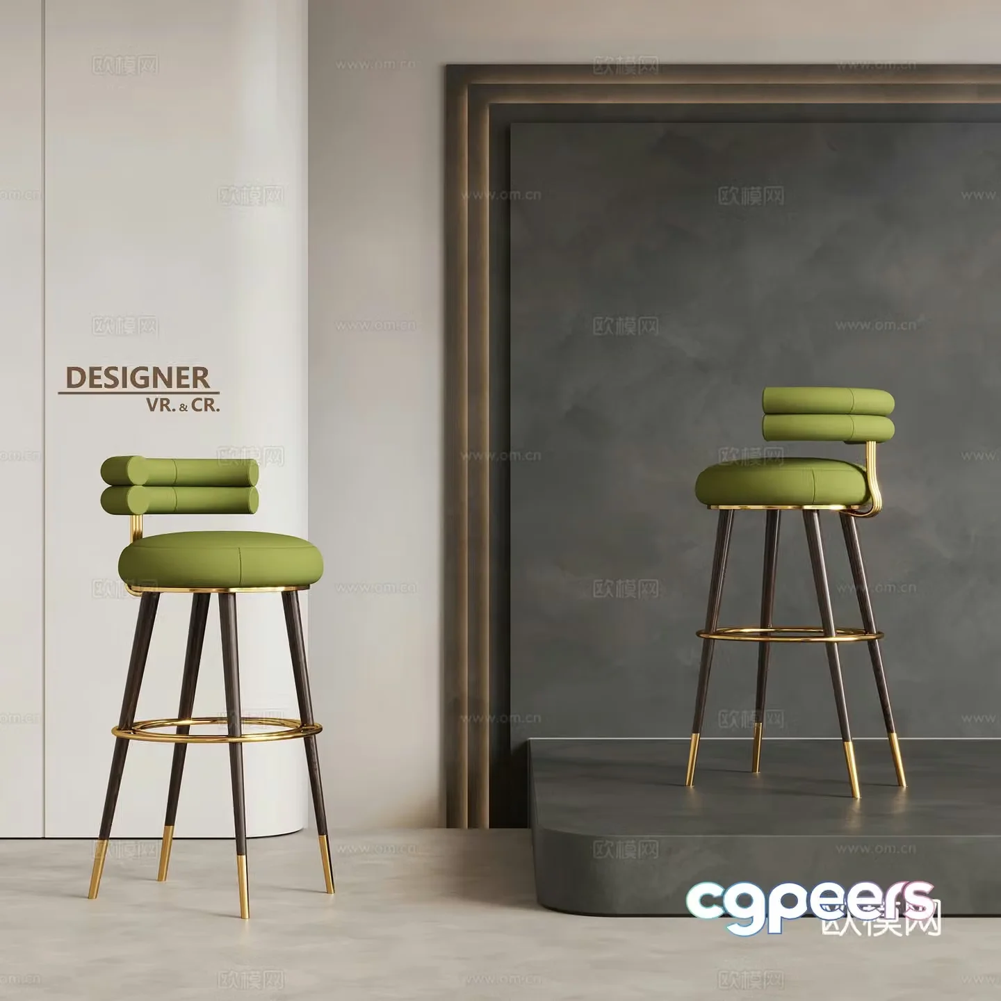 Modern bar stool chair bar stool 3d model