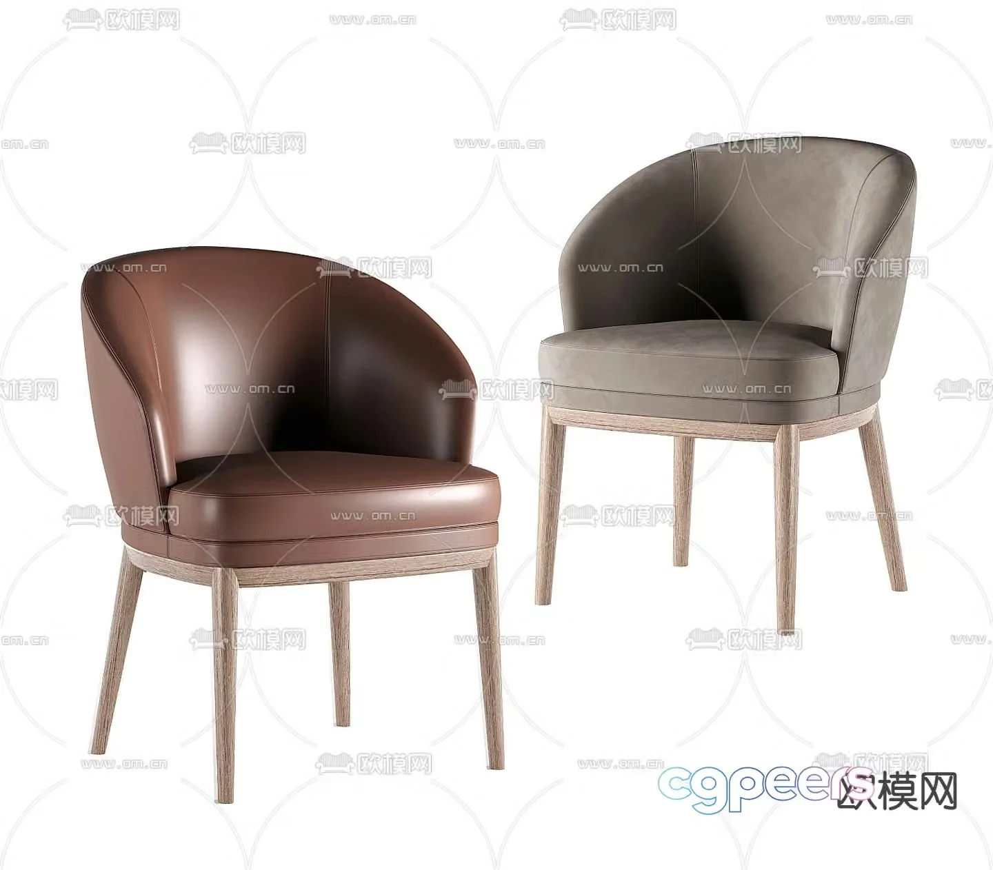 Flexform leisure chair 3d model